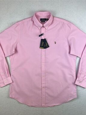New NWT Mens Polo Ralph Lauren Performance Classic Fit Button Down Shirt Size XL